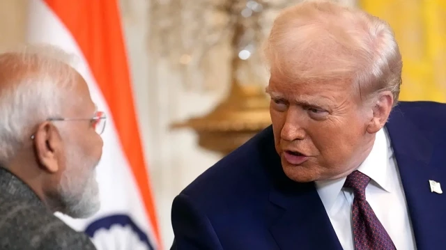 Премьер-министра Индии Нарендру Моди и президент США Дональд Трамп