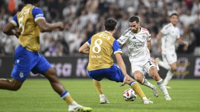 Beşiktaş - Lausanne maçından bir kare