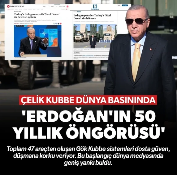 Çelik Kubbe dünya basınında
