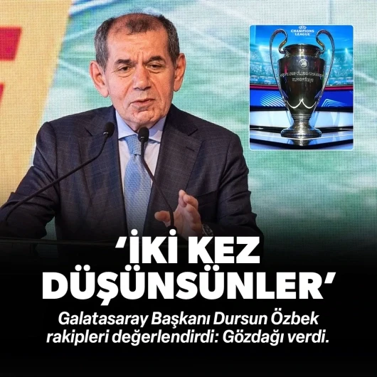 Dursun Özbek kuradan memnun: Rakiplere gözdağı verdi