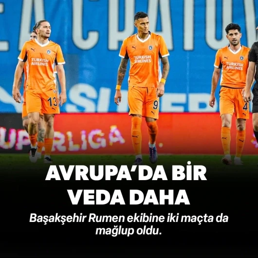 Başakşehir Craiova'ya mağlup oldu: Avrupa'ya veda etti