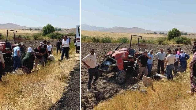 Devrilen traktörün altında kalan genç hayatını kaybetti