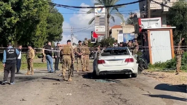إصابة شخص بقنابل صوت ألقتها مسيرة إسرائيلية جنوب لبنان