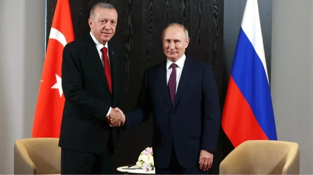 Президент Турции Реджеп Тайип Эрдоган и глава России Владимир Путин 