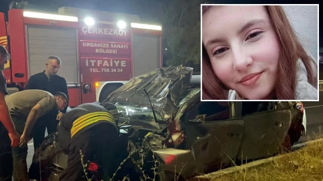 Tekirdağ'da Nisa'nın öldüğü kazada otomobilin sürücüsü tutuklandı