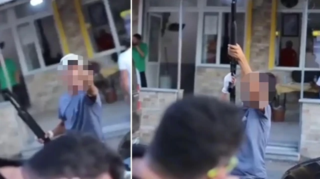 Sokak röportajı sırasında havaya tüfekle ateş açan şüpheli tutuklandı