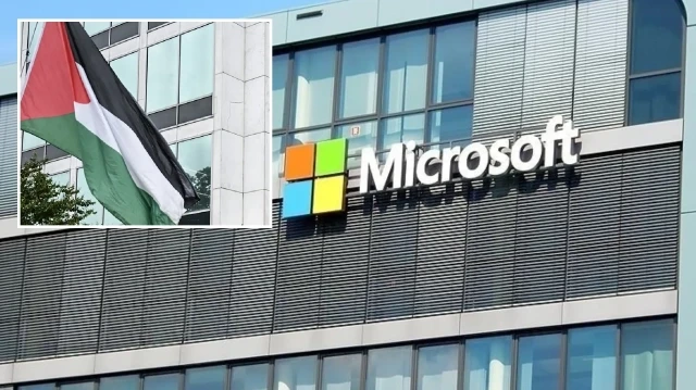 Microsoft'un "Filistinlilere yönelik soykırımdaki rolü" protesto edilmişti.