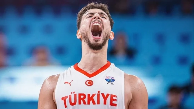 Alperen Şengün'ün sevinci.