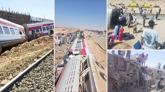 Raydan çıkan 7 vagonun kaldırılması için çalışmalar başlatıldığı bildirildi.