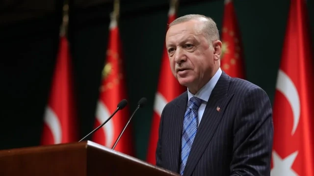 Cumhurbaşkanı Recep Tayyip Erdoğan.