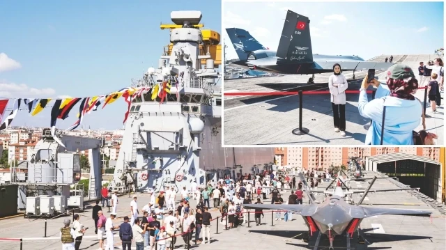 "TEKNOFEST Mavi Vatan" gençlerin yoğun ilgisiyle İstanbul Tersanesi Komutanlığı’nda ziyaretçilere kapılarını açtı. 