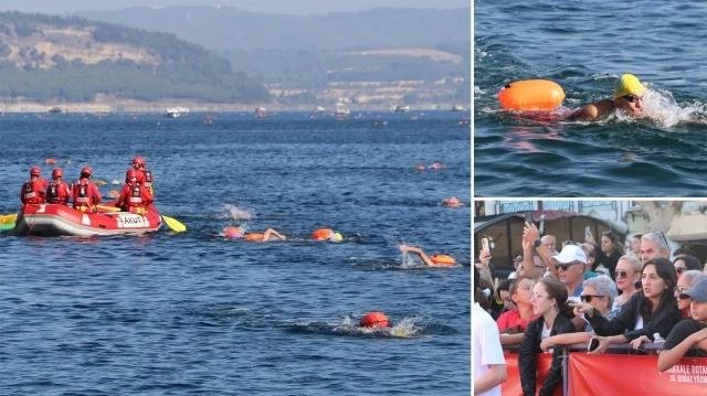 Kayıp Rus yüzücüden sonra önlemler artırıldı: Çanakkale Boğazı Yüzme Yarışı'nın 38'incisi düzenlendi