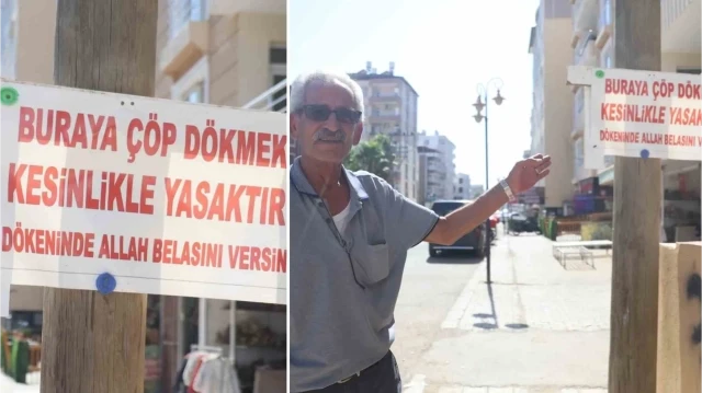 Hataylı esnaf çöp sorununa kendi çözümünü buldu: 'Atanın Allah belasını versin'