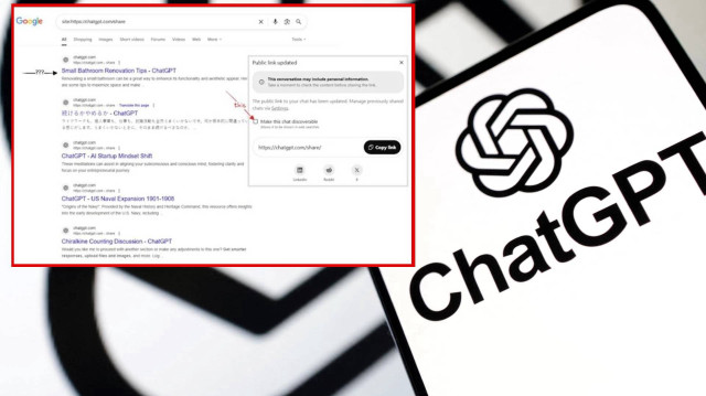 OpenAI tarafından test edilen ve kısa süre önce devre dışı bırakılan bir özellik, ChatGPT kullanıcılarının sohbet geçmişinin Google'da gözükmesine neden oldu.