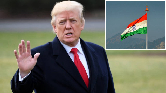 Trump, Hindistan'a uygulanan gümrük vergisini artıracağını söyledi.