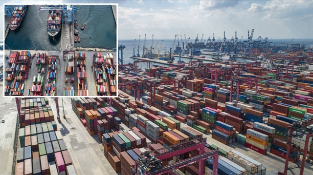 Temmuz ayında 634 bin 879 TEU ile limanlardan gemilere konteyner yükleme rekoru kırıldı.
