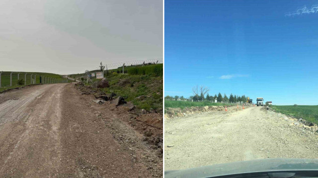 Yol, Yukarı Peçenek ve Aşağı Peçenek mahallelerini birbirine bağlıyor.