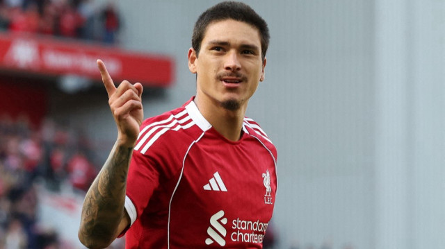 L'attaquant uruguayen de Liverpool, Darwin Nunez.