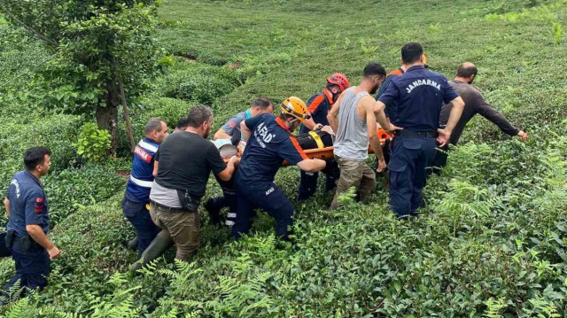 Rize’de ilkel teleferik kazası: 1 yaralı