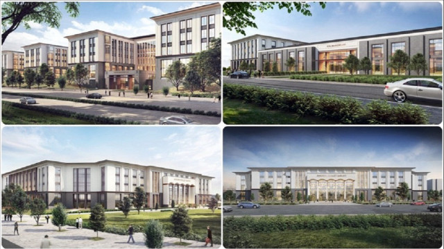 Başkentte Yeni Ankara Adalet Sarayı hızla yükseliyor.