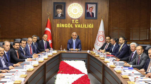 Kültür ve Turizm Bakanı Mehmet Nuri Ersoy, ziyaretlerde bulunmak üzere Bingöl’e geldi
