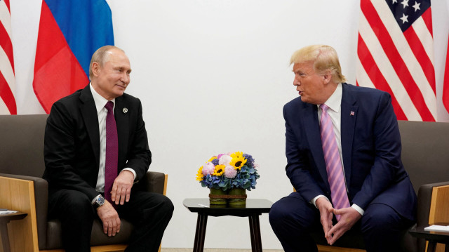 Rusya Devlet Başkanı Vladimir Putin ile ABD Başkanı Donald Trump
