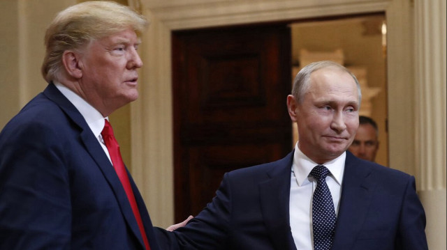 Дональд Трамп и Владимир Путин.