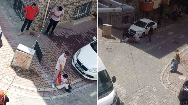 Hırsız ile Çakal arasında yaşanan kovalamaca anı saniye saniye kameraya yansıdı.