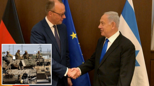 İsrail Başbakanı Binyamin Netanyahu, Almanya Başbakanı Friedrich Merz'e silah ihracatının askıya alınması kararından ötürü "hayal kırıklığını" ifade etti