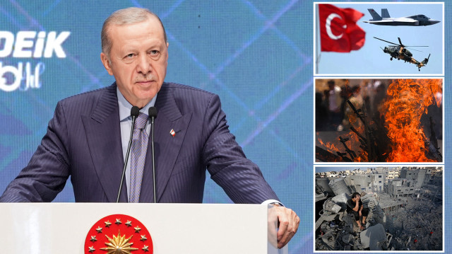 Cumhurbaşkanı Erdoğan, programda yaptığı konuşmasında yerel, bölgesel ve küresel gelişmelere değinerek önemli mesajlar verdi.