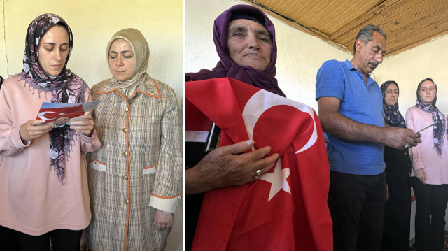  Zeytun Kılıç'ın torunu İrem Mavzer,  Erdoğan'ın "Terörsüz Türkiye" hedefine ilişkin mektubunu okudu.
