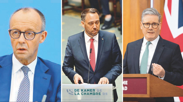 Friedrich Merz, Penny Wong, Keir Starmer.