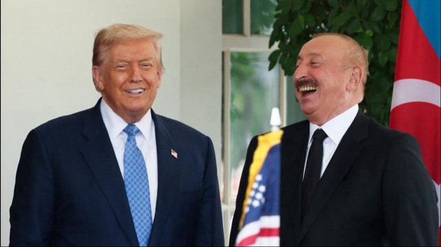 Дональд Трамп и Ильхам Алиев.