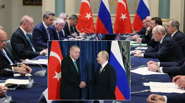 Çin'de Türkiye ve Rusya heyetleri bir araya geldi.