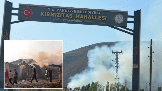 Erzurum'un Yakutiye ilçesinde bir haftada 3 kez yangın çıktı