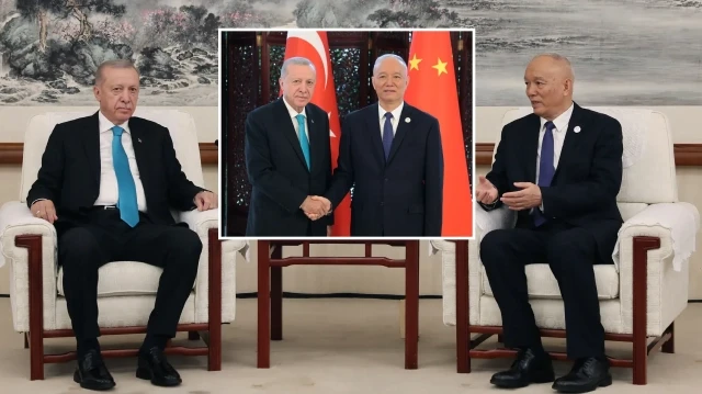 Cumhurbaşkanı Erdoğan, Çin Komünist Partisi Siyasi Büro Sekreteri Say Çi ile görüştü