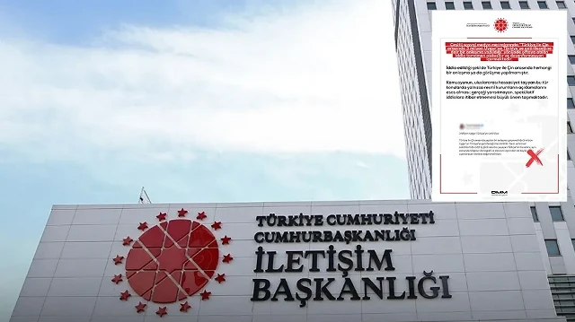 İletişim Başkanlığı, Türkiye ile Çin arasında 'Uygur anlaşması yapıldığı' iddialarını yalanladı.