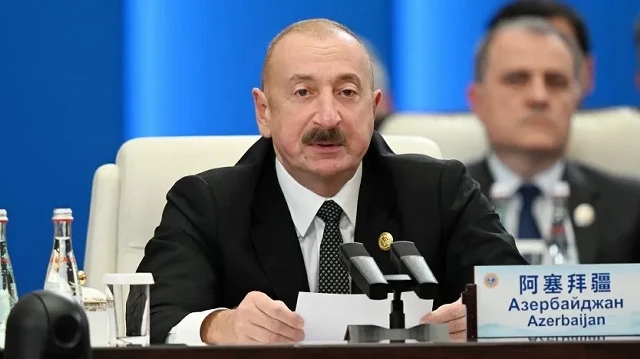 Azerbaijani President Ilham Aliyev