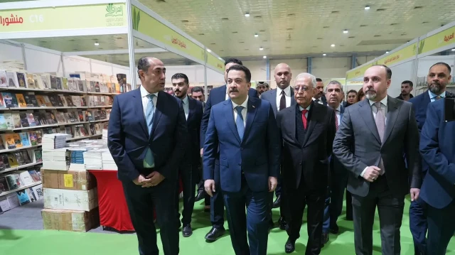 السوداني يفتتح معرض بغداد الدولي للكتاب وقطر ضيف الشرف
