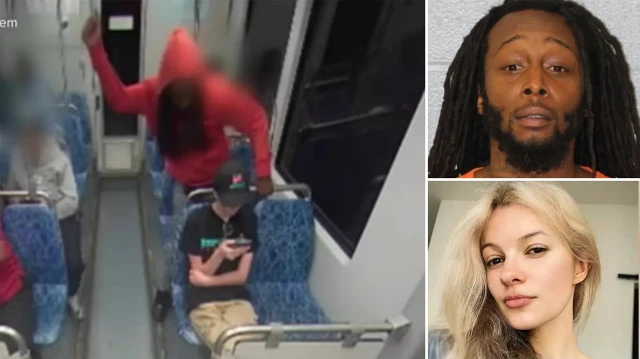 North Carolina'nın Charlotte kentinde trende işlenen cinayet anı