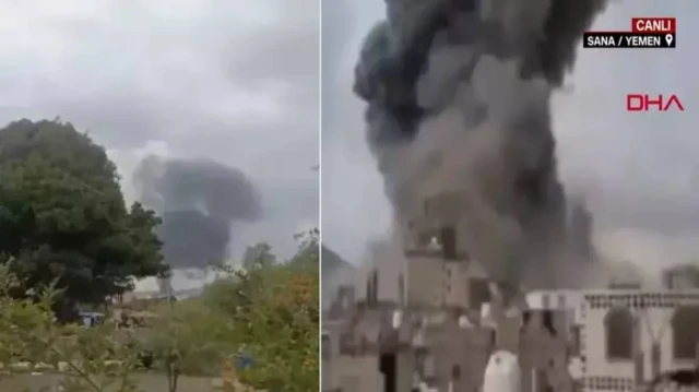 İsrail, Yemen'in başkenti Sana'ya hava saldırısı düzenledi

