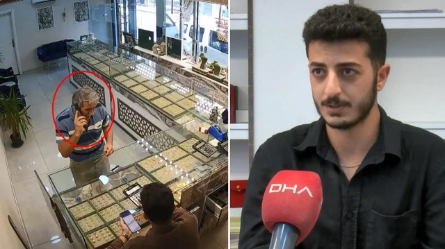 Kadir Yıldırım, Samet Seçginli'nin sahibi olduğu kuyumcu dükkanına gitti. 