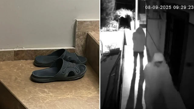 Şüphelilerin binaya ayrı ayrı girdiği, bir süre sonra kapüşonlarını takarak çıktığı ve tekrar geri döndükleri anlar, binanın güvenlik kamerasına yansıdı.