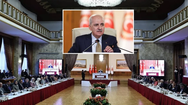 "Terörsüz Türkiye" hedefi doğrultusunda TBMM'de kurulan Milli Dayanışma, Kardeşlik ve Demokrasi Komisyonu, TBMM Başkanı Numan Kurtulmuş başkanlığında toplandı.