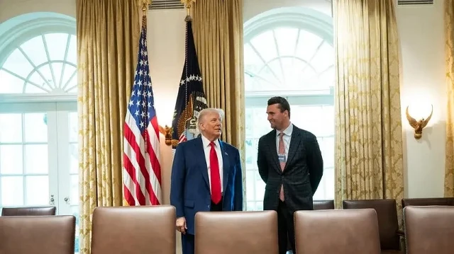 ABD Başkanı Donald Trump ile Charlie Kirk