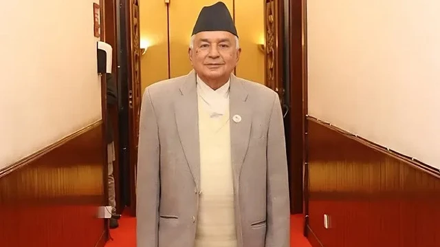 Le Président du Népal, Ramchandra paudel.