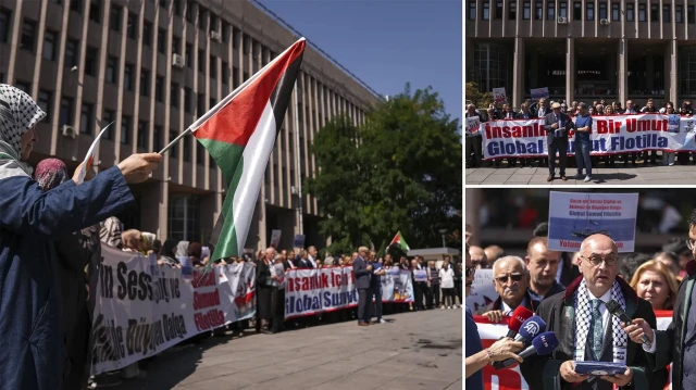İsrail'in Küresel Sumud Filosu'na yönelik saldırılarına suç duyurusu
