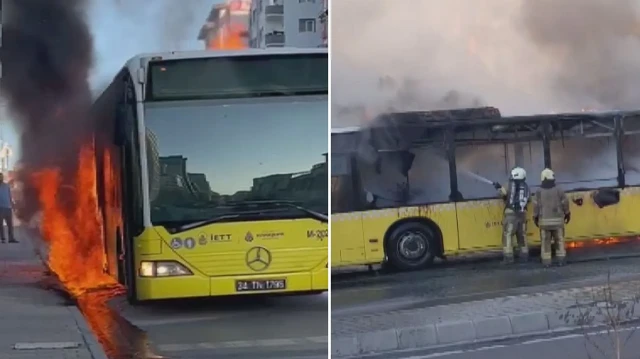 Olay yerine itfaiye ekipleri sevk edildi. 