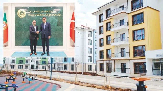 Çevre, Şehircilik ve İklim Değişikliği Bakanı Murat Kurum, Portekiz Altyapı ve Konut Bakanı Miguel Pinto Luz ile bir araya geldi.