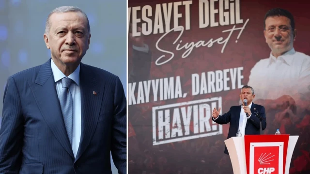 CHP Genel Başkanı Özgür Özel, Ankara’daki konuşmasında Cumhurbaşkanı Erdoğan'ı hedef aldı.